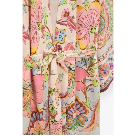 NWT Zara Floral Kimono Size XS - Picture 7 of 8